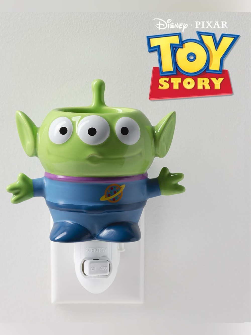 Scentsy Disney Pixar Toy Story Alien Mini Wax Warmer Little Green Men NIB